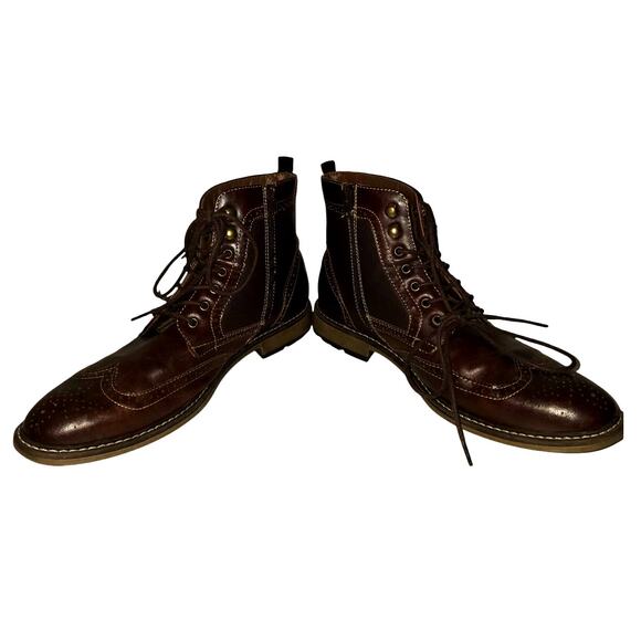 Sonoma Goods For Life® Amos Men's 11 Wingtip Ankle Boots Brown GorpCore Casual - Picture 1 of 7